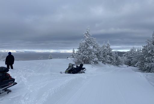 Snowmobile photograph