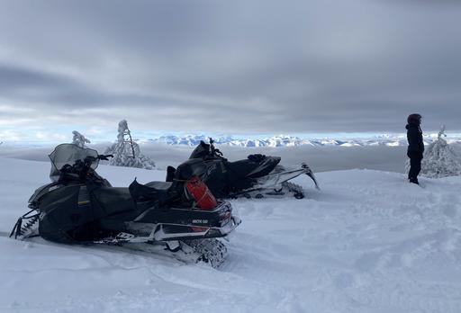 Snowmobile photograph