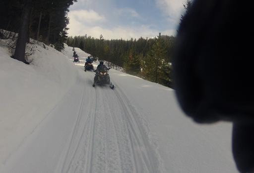 Snowmobile photograph